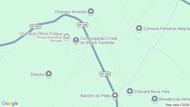 Mapa do bairro Chácara Vale do Sol, Brasilia - DF