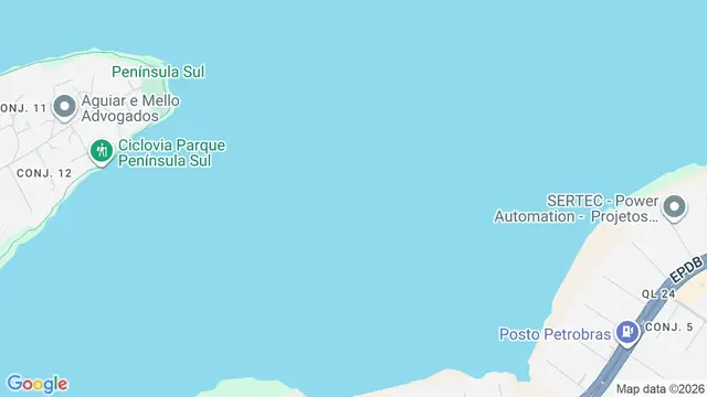 Mapa do bairro Del Lago, Brasilia - DF