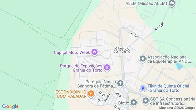 Mapa do bairro Jardim Roriz, Brasilia - DF