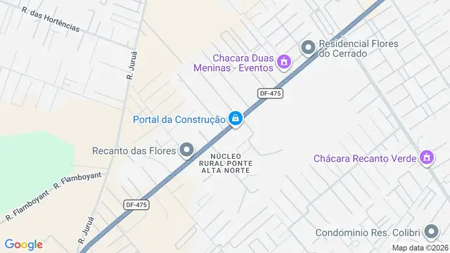 Mapa do bairro Residencial Solar do Horizonte, Brasilia - DF