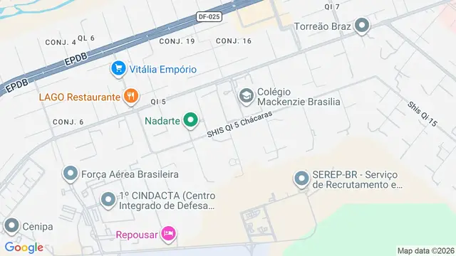 Mapa do bairro SHIS QI 5, Brasilia - DF